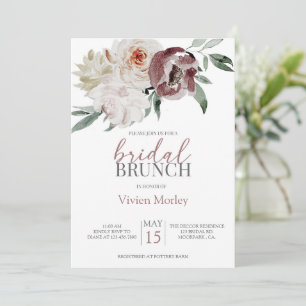 Brautparty, florale Hochzeit, zukünftige Braut