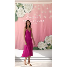 Brautparty Foto Backend Blume String Lights Wandteppich