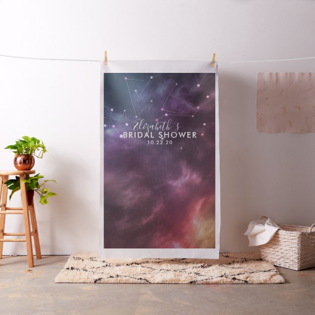 Brautparty Foto Hintergrund Galaxy-Sternbilder Stoff (Beispiel)