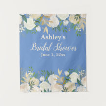 Brautparty Foto Stand Hintergrund Periwinkle Gold