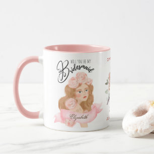 Brautparty für Bridesmaid mit eigener Marke Tasse