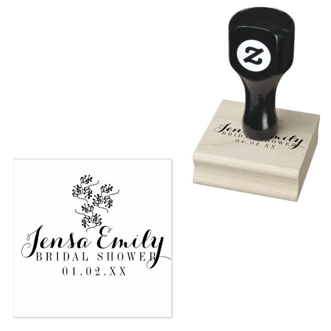 Brautparty für das Logos der Winterzweigstelle Gummistempel (Stempel)