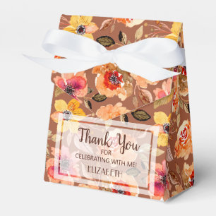 Brautparty für die Blume im Herbst Geschenkschachtel