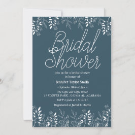 Brautparty für einfache und schicke Wildblume Einladung