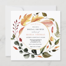 Brautparty für Herbstausgänge