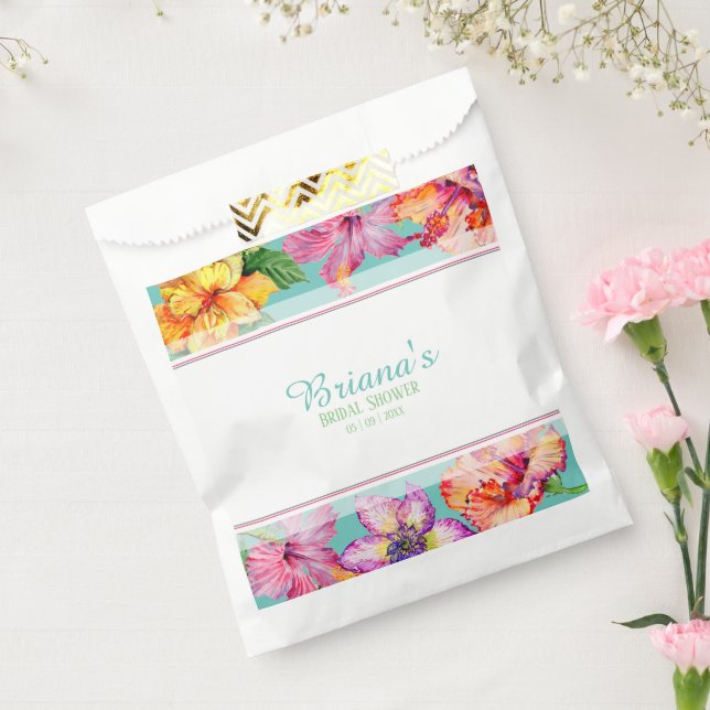 Brautparty für tropischen Hibiskus Geschenktütchen (Versiegelt)