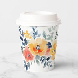 Brautparty für Wasserfarben CUSTOM Pappbecher