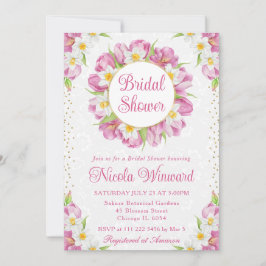 Brautparty für Wasserfarben Einladung