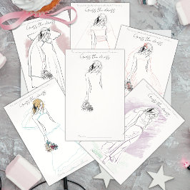 Brautparty Game rät das Kleid Flyer