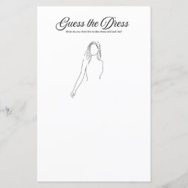 Brautparty Game: Raten Sie mal das Kleid