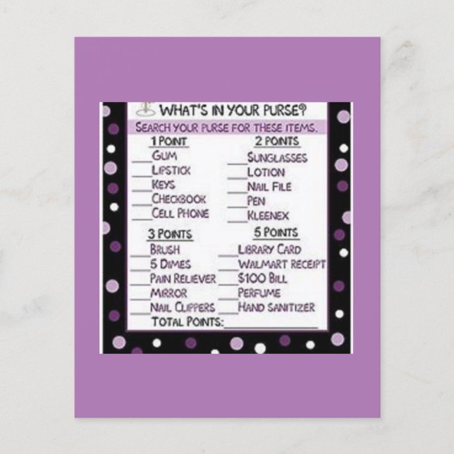 BRAUTPARTY GAMES FLYER (Vorne)