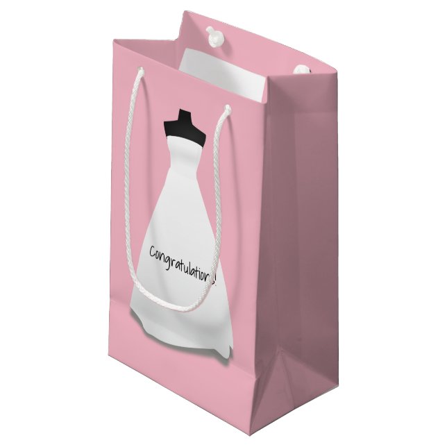 Brautparty-Geschenk-Tasche Kleine Geschenktüte (Vorderseite Schrägansicht)