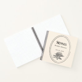 Brautparty Gift Notebook | Antikes Weiß Notizbuch