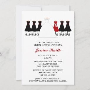 Brautparty Gowns Polterabend Einladung
