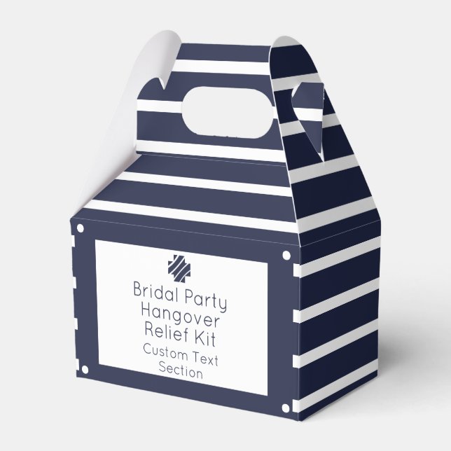 Brautparty Hangover Relief Kit Geschenkschachtel (Vorderseite)