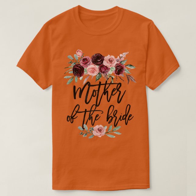 Brautparty Hochzeit für die Mama der Braut Mutter  T-Shirt (Design vorne)