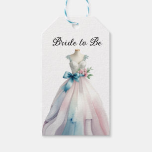 Brautparty Hochzeitskleid Braut zu sein Geschenkanhänger