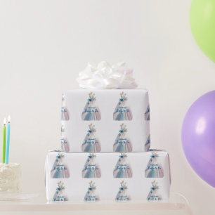 Brautparty Hochzeitskleid Braut zu sein Geschenkpapier