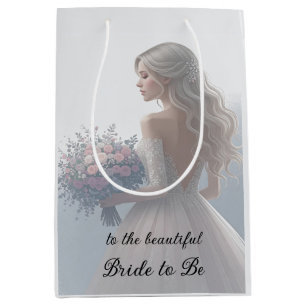 Brautparty Hochzeitskleid Braut zu sein Mittlere Geschenktüte