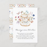 Brautparty Honeymoon wünscht Card Begleitkarte<br><div class="desc">Lass dein Special Day Blossom mit diesem Brautparty Honeymoon Wishings Card! Atemberaubende,  handbemalte Aquarellblumen in lila,  staubblauen Farbtönen und Rosa mit Salbeigrün. Ob Sie nun ein Gartenhotel oder eine gemütliche,  intime Ansammlung beherbergen,  dieses schöne Design wird Ihnen eine besondere Touch des Charmes zu Ihrem Event bringen.</div>