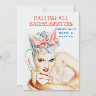 Brautparty, Junggeselinnen-Abschied Einladung