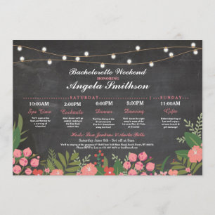 Brautparty-Kreide korallenrotes ReiseBachelorette Programm