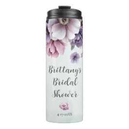 Brautparty Lavender & Green Floral Thermosbecher