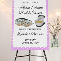 Brautparty Lavender Polka Dots doppelseitig