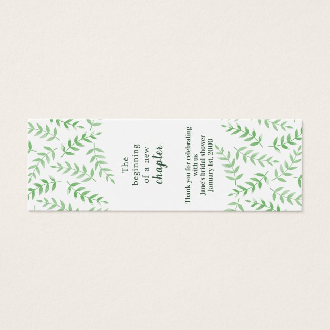 Brautparty Lesezeichen (Vorderseite)