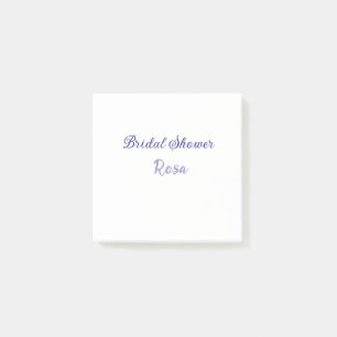 Brautparty lila Name Datum elegant hinzufügen Post-it Klebezettel