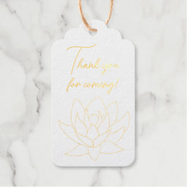 Brautparty Lotus Geschenkanhänger