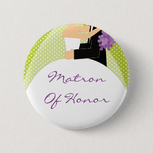 Brautparty-Matrone des Ehrenknopfes/-Buttons Button