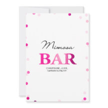 Brautparty Mimosa Bar Sign | Rosa Confetti