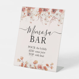 Brautparty Mimosa Bar Sign Sockelschild
