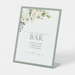 Brautparty Mimosa Bar Sockelschild
