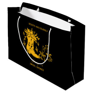 Brautparty mit Boots & Bubbly Große Geschenktüte