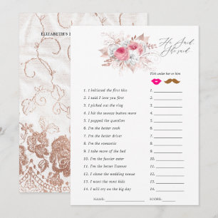 Brautparty mit Flora und Fauna Einladung