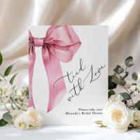 Brautparty mit Liebe Pink Bow Favors