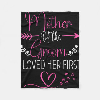 Brautparty Mutter der Braut, die ich ihre ersten l Fleecedecke