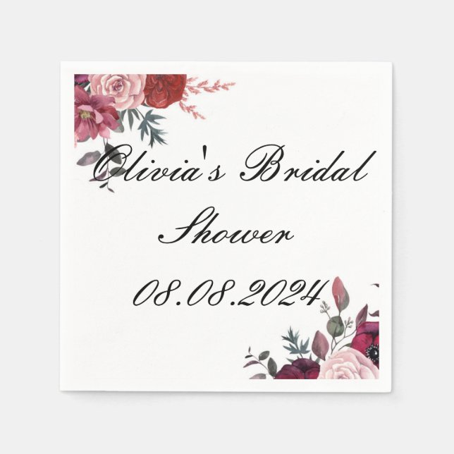 BRAUTPARTY NAPKIN SERVIETTE (Vorderseite)