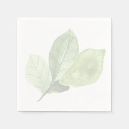Brautparty Napkins | grünes Blatt Serviette