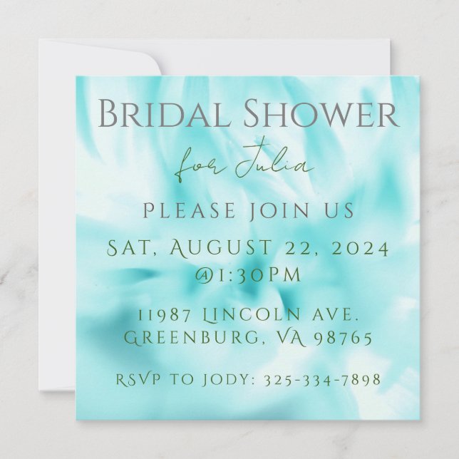 Brautparty oder Event - individuelle Einladung (Vorderseite)