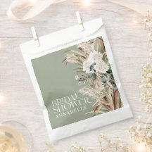 Brautparty Pampas Gras Modernes boho Gastgeschenk