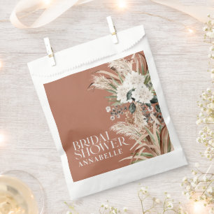 Brautparty Pampas Gras Modernes boho Gastgeschenk Geschenktütchen