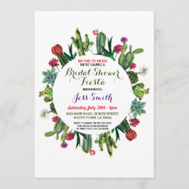 Brautparty Party Fiesta Cactus Mexican Invite Einladung