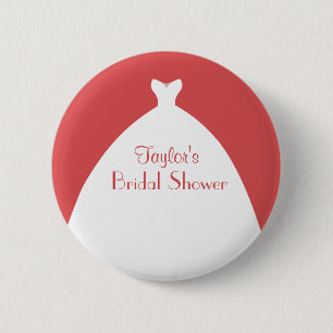 Brautparty-Party-Hochzeits-Kleid Button