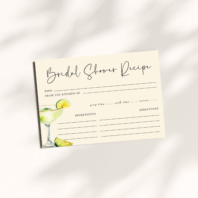 Brautparty Recipe Begleitkarte (Von Creator hochgeladen)