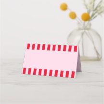 Brautparty Retro Red & Pink Stripes