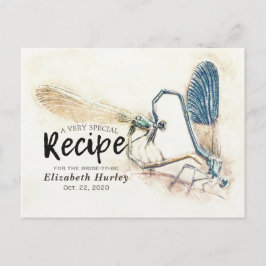 Brautparty Rezept Dragonfly Paarung Liebe Herz Einladungspostkarte