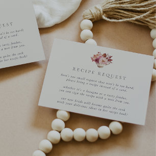 Brautparty-Rezept für Blumenkohl im Herbst Begleitkarte